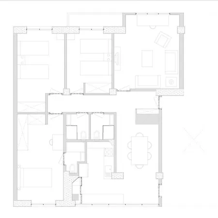 아파트 Rent4rest Family & Friends In Roma Avenue *
